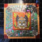 Dia de los Muertos mosaic with Third Mine Arts