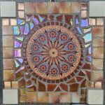 Mosaic Mandala wall art with Third Mine Arts