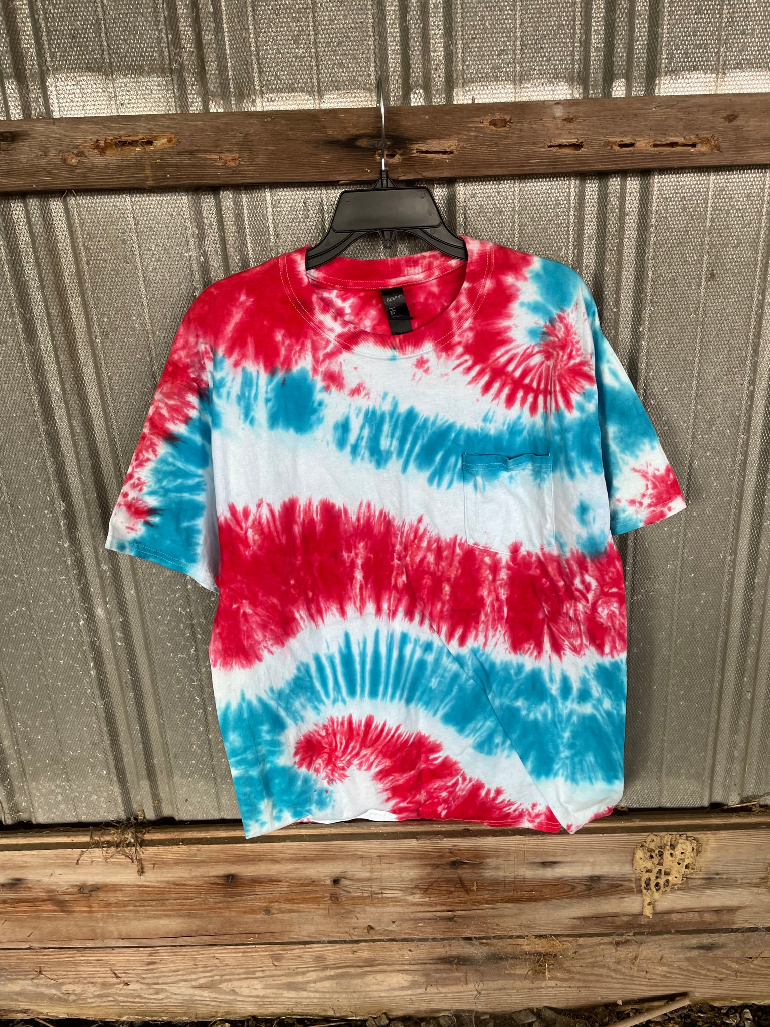 Make Your Own Tie Dye Shirt & Dog Bandana with Boring Tie Dye- Red, White & Blue Edition: $45 (includes $15 material fee)