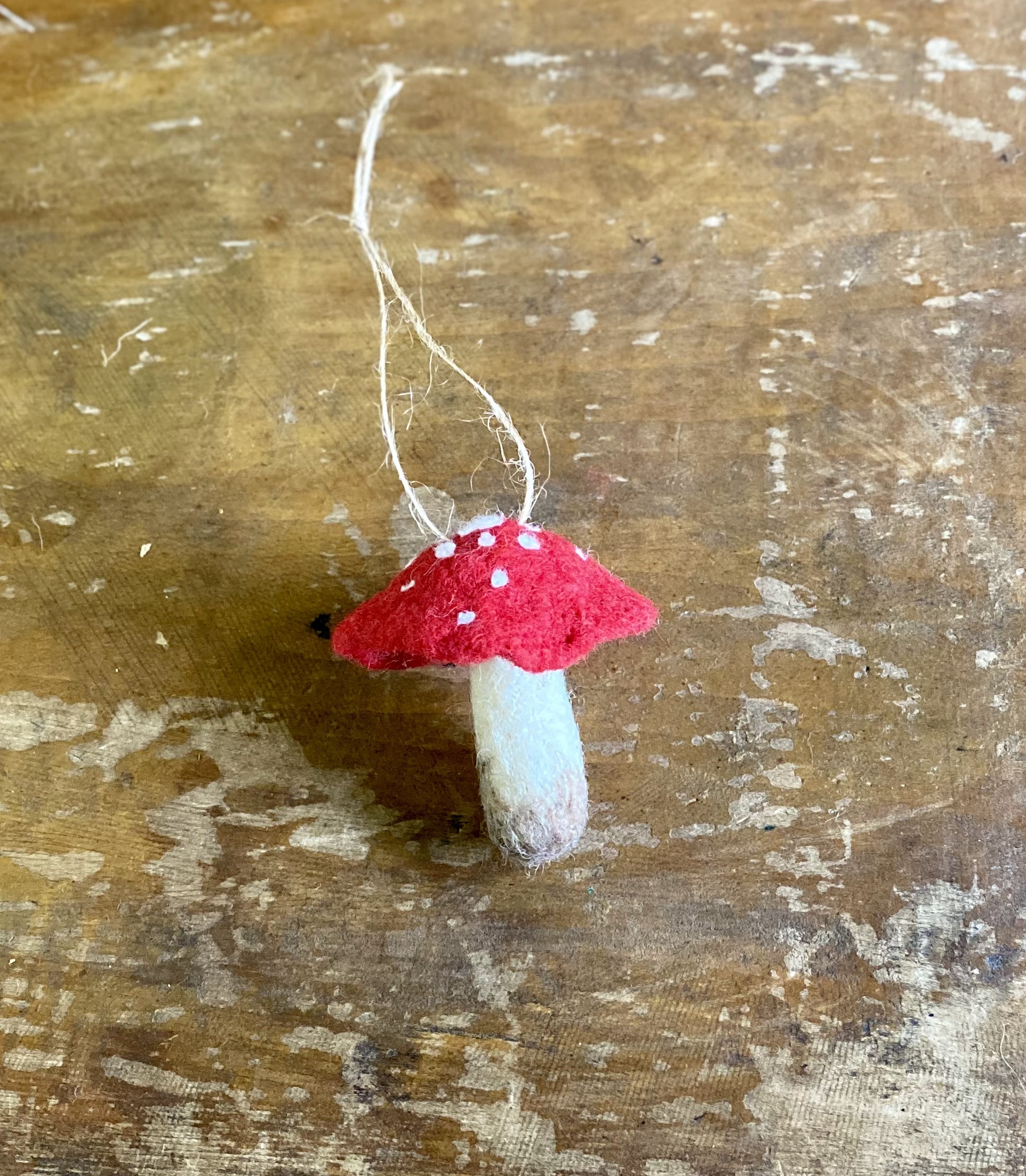 Christmas in July Mushroom Ornament Workshop with Felt Up Girl: $65 (included $10 material fee)