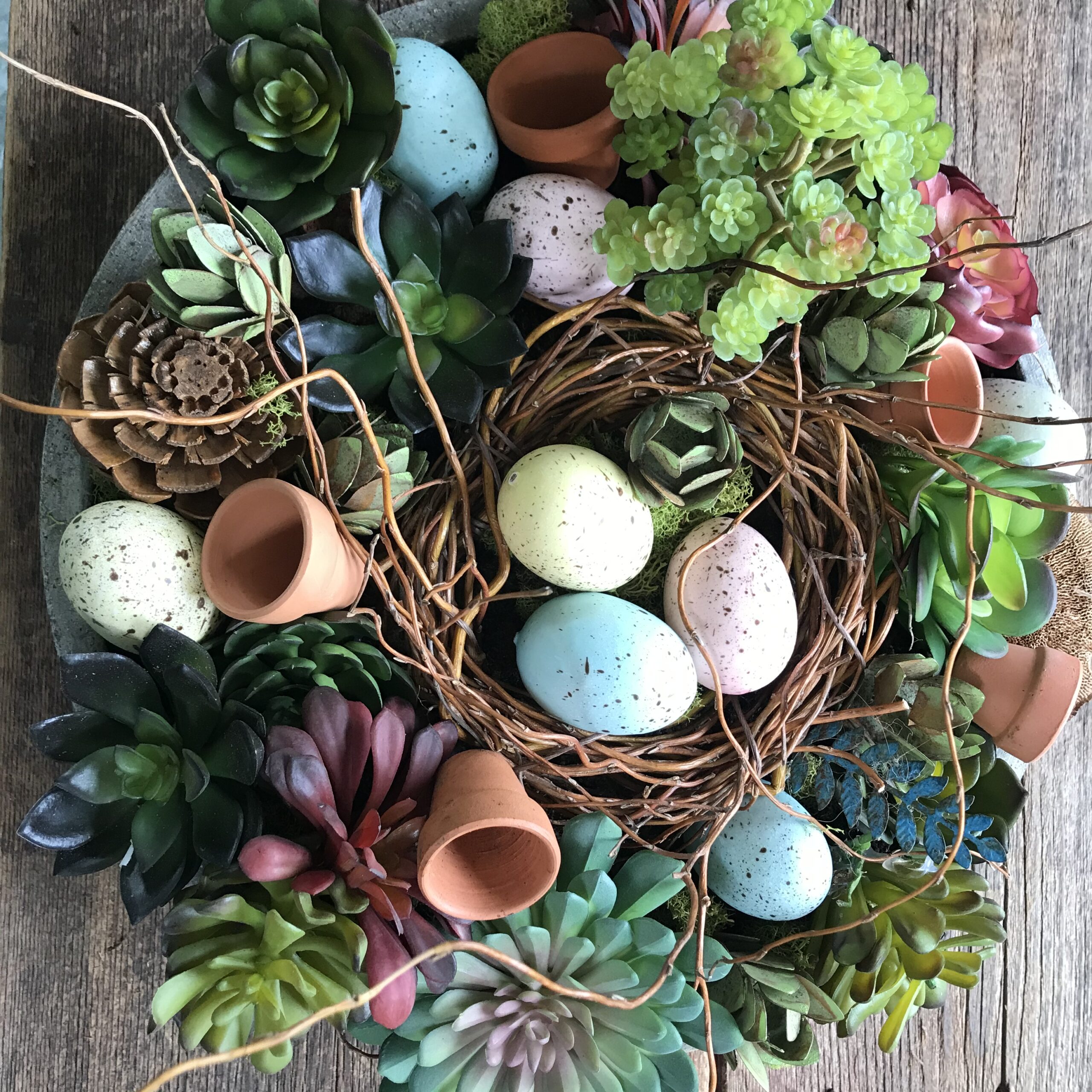 Easter Nest Centerpiece with Claire Jones: $90 (included $55 material fee)